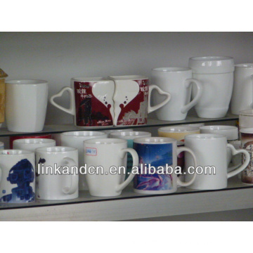 Porcelana colorida 450ml tazas de café